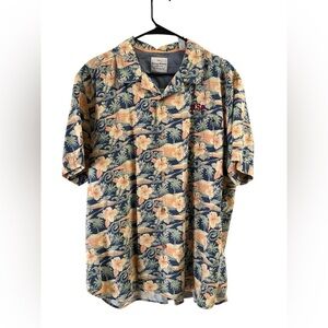 Tommy Bahama floral USC College button down shirt